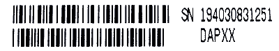 a serial number of Quantum Plus AS (40 GB). The third symbol of the serial number shows the quantity of installed and being used heads